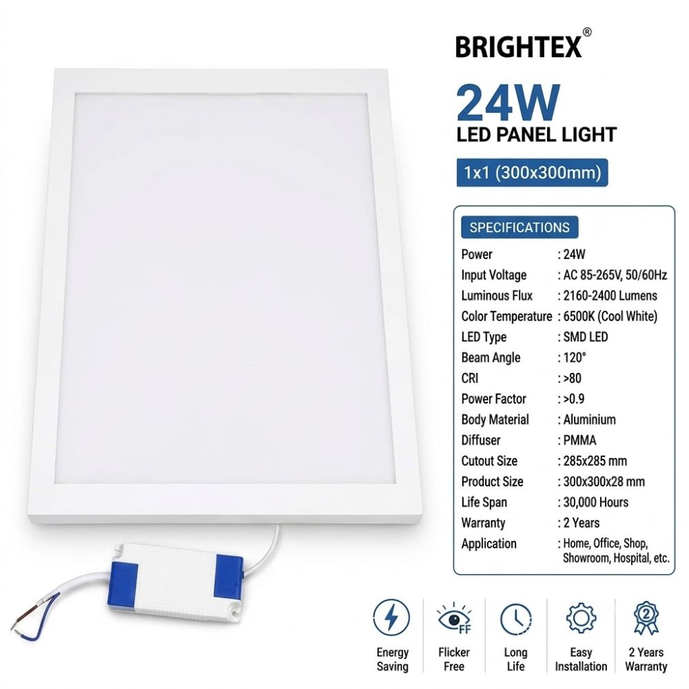 1x1 Led Panel Light 24w - Image 3